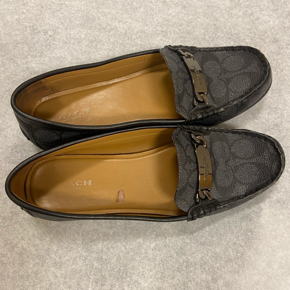 NIB Coach Olive Loafers signature embosses - Picture 1 of 8